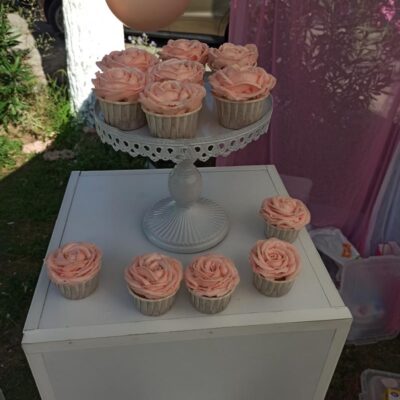 CU116  Cupcakes τριαντάφυλλα