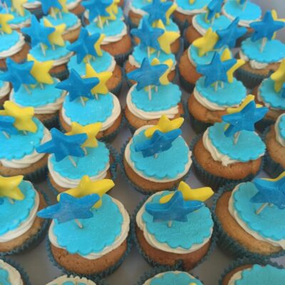 CU109    Cupcakes με θέμα τα αστέρια