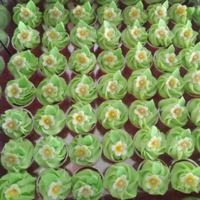CU118   Μini Cupcakes Λουλούδια