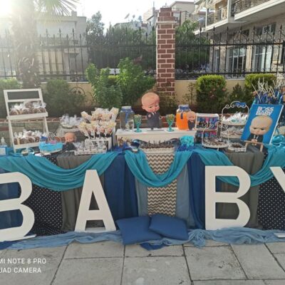 Στολισμός Βάπτισης-Baby Boss στα Διαβατά