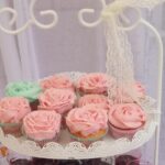CU173 Cupcakes λουλούδια