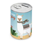 Μπομπονιέρα βάπτισης-Llama  κουμπαράς ΤΙΝ120