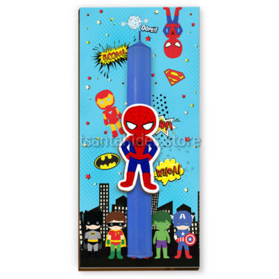 Πασχαλινή λαμπάδα-Spiderman TSΛ109-03
