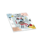 TS240-tile-coaster-souver-xmas-gift-boy-hipster-dog-snowy
