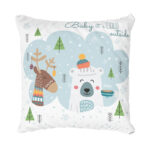 TS343_christmas-pillowcase-boy-deer-bear-cold-winter
