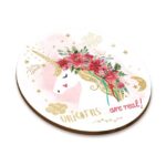 TS356-coaster-souver-boboniera-xmas-unicorn-magic-christmastime-floral