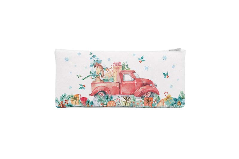 TS524-Tsantakides-Christmas-Xmas-Pencil-Case-Kasetina-Pencilcase-Gift-Doro-Present-Kids-Winter-Car-Red-Animal-Cute-Flower-Gift
