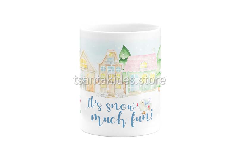 TS528_Β-Mug-Koupa-Vaptisi-Gift-Christmas-Xmas-Doro-Kids-Fun-winter-cute-tree-snow-green-blue-dance-snowman