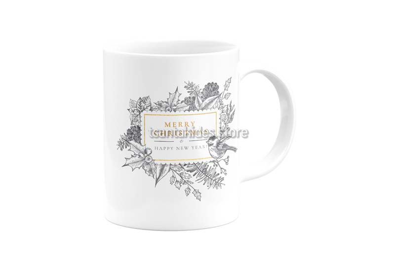 TS535_C-Tsantakides-Mug-Koupa-Vaptisi-Gift-Christmas-Xmas-Doro-Kids-Adults-Winter-Classy-Black-White-Gold-Wreath-Minimal