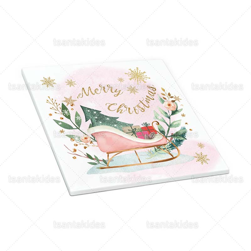 TS695_XMAS_Tile_Coaster_Souver_Boboniera_Christmas_Gift_Present_Winter