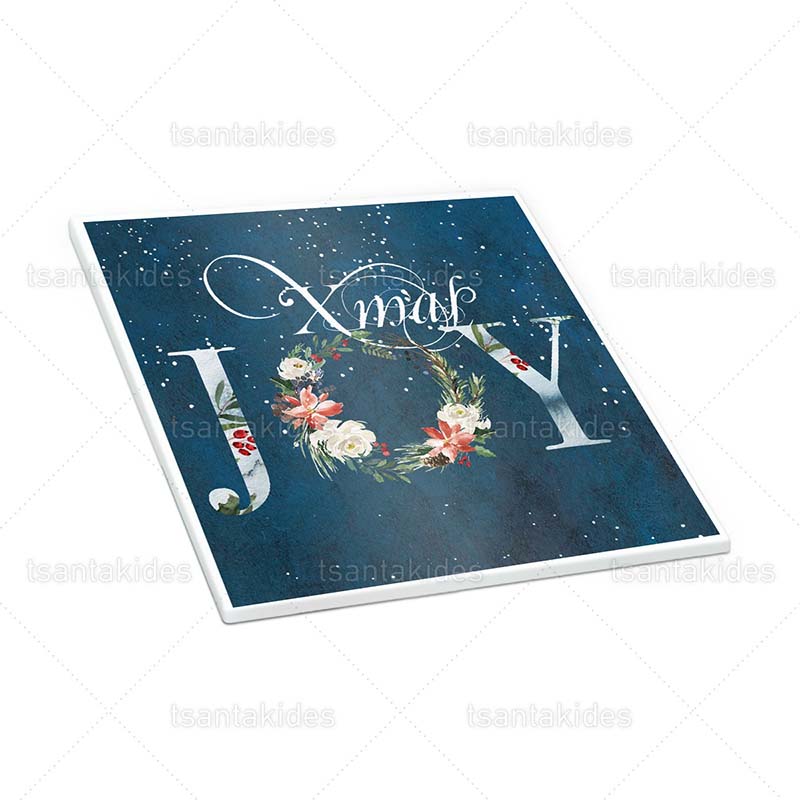 TS696_XMAS_Tile_Coaster_Souver_Boboniera_Christmas_Gift_Present_Winter