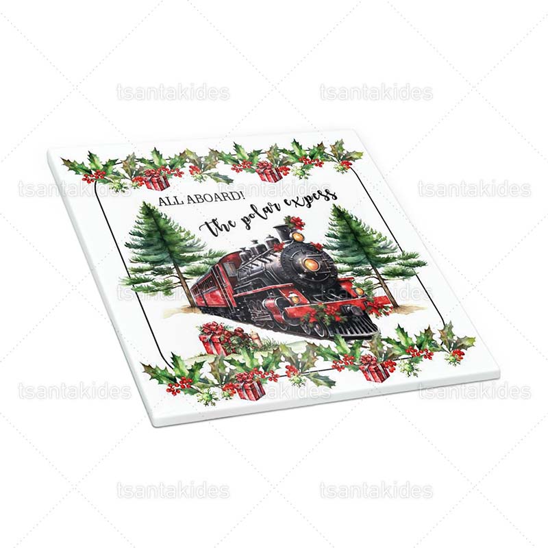 TS714_XMAS_Tile_Coaster_Souver_Boboniera_Christmas_Gift_Present_Winter