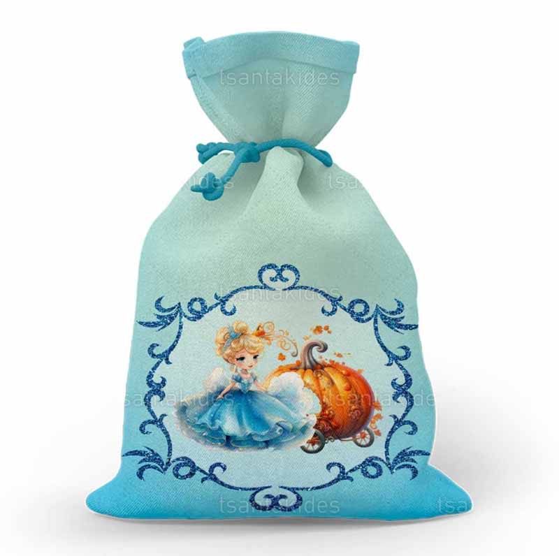 Υφασμάτινο πουγκί εκτυπωμένο με θέμα Cinderella