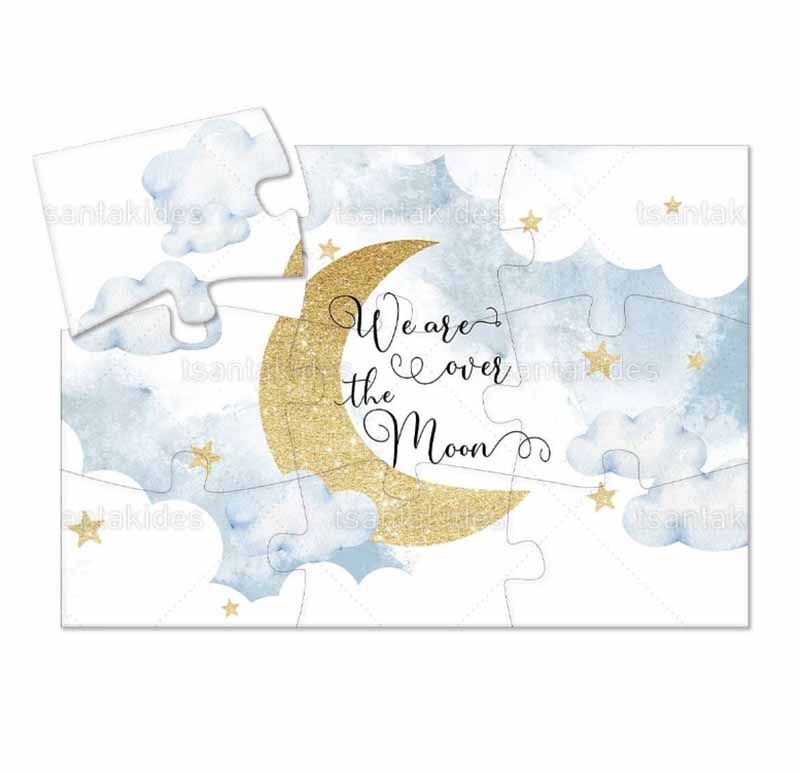 Παζλ με 9 κομμάτια εκτυπωμένο με θέμα Baby Over the moon