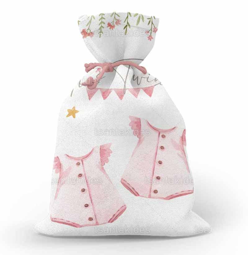 Υφασμάτινο πουγκί εκτυπωμένο με θέμα Girls Nursery Clothes