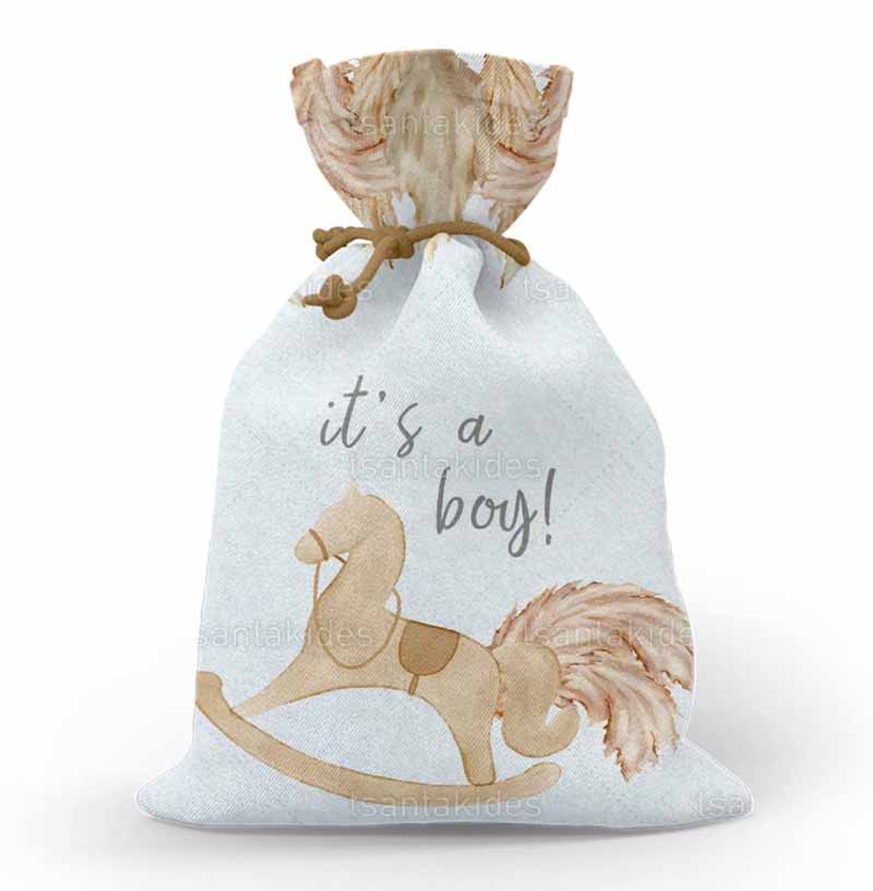 Υφασμάτινο πουγκί εκτυπωμένο με θέμα Nursery Clothes